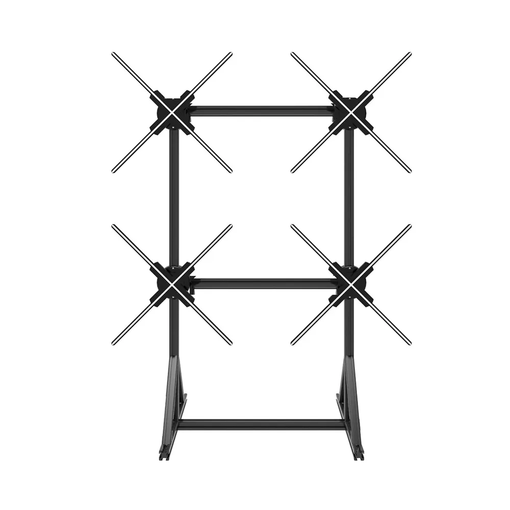 Holographic Wall Splicing Fan 3D Hologram Display 2x2