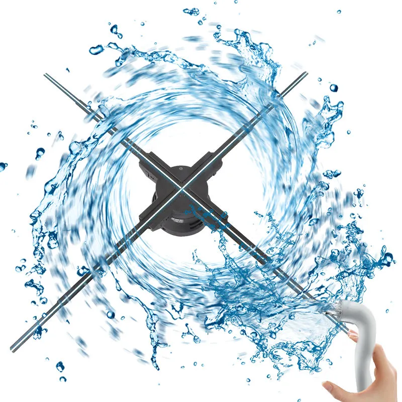 Waterproof Holographic Fan Hologram Display 80cm 1