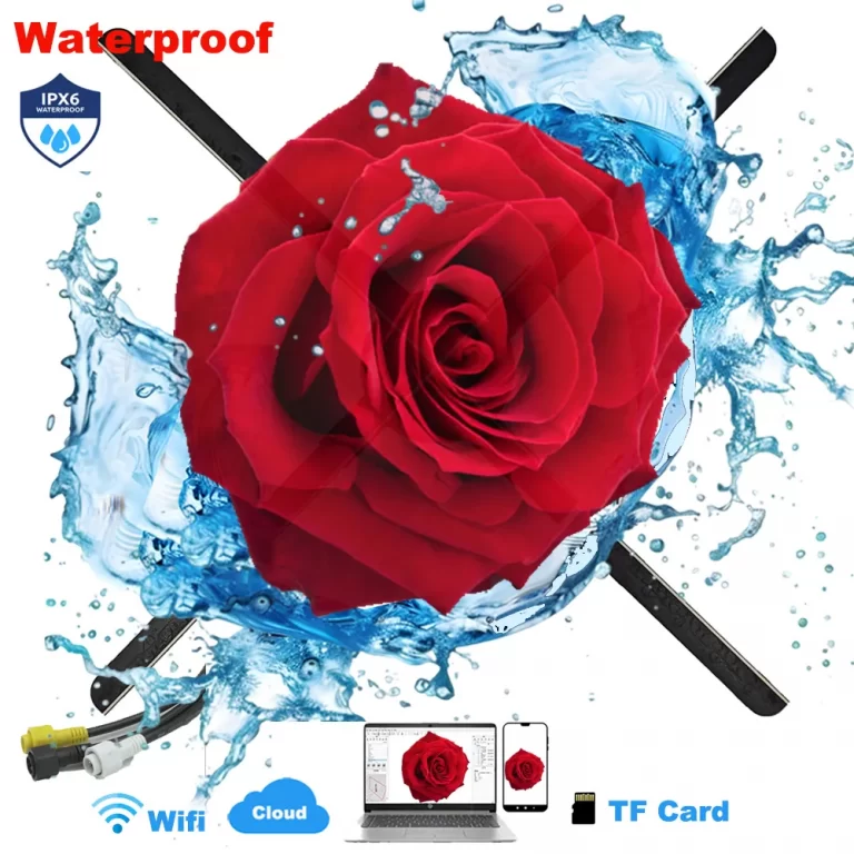Waterproof Holographic Fan Hologram Display 80cm