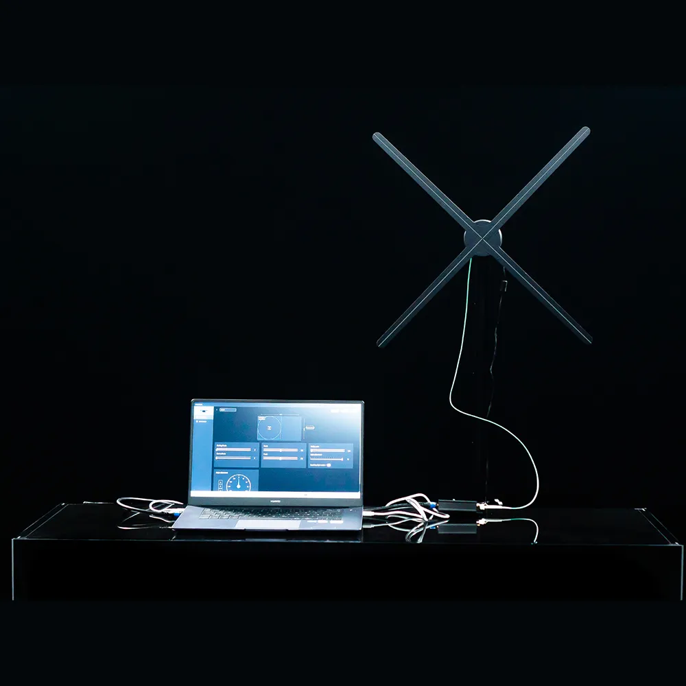 3D HDMI Holographic Fan Hologram Display 2