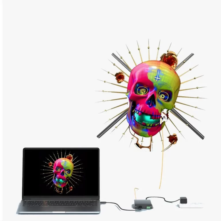 3D HDMI Holographic Fan Hologram Display 43