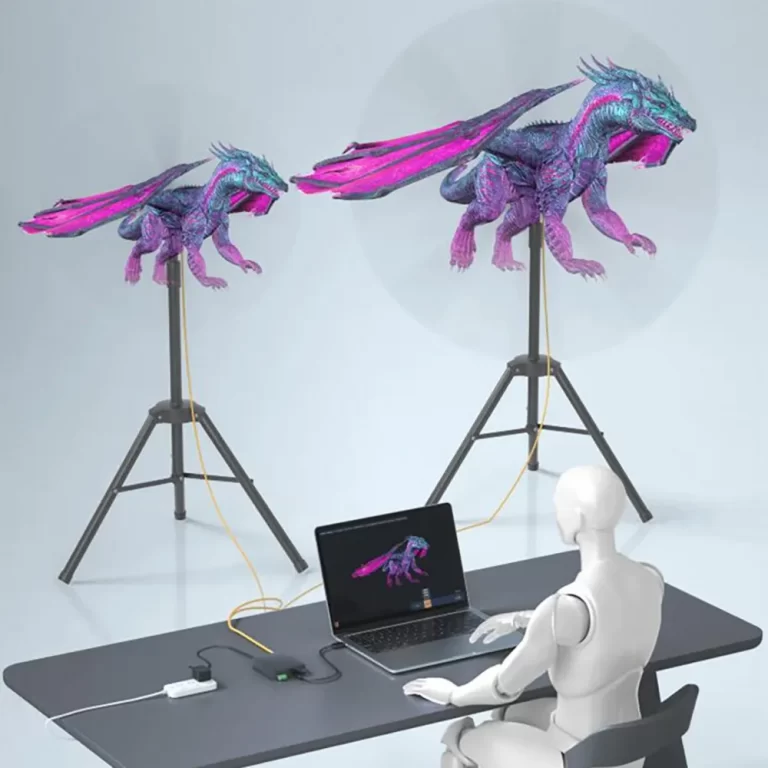 3D HDMI Holographic Fan Hologram Display 6