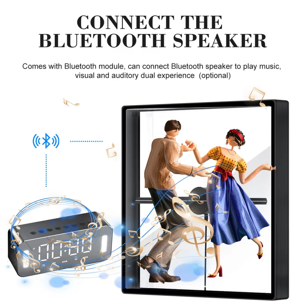 3D Holographic Fan Hologram Display Square Protective case 42cm 45cm 50cm 56cm 65cm 63
