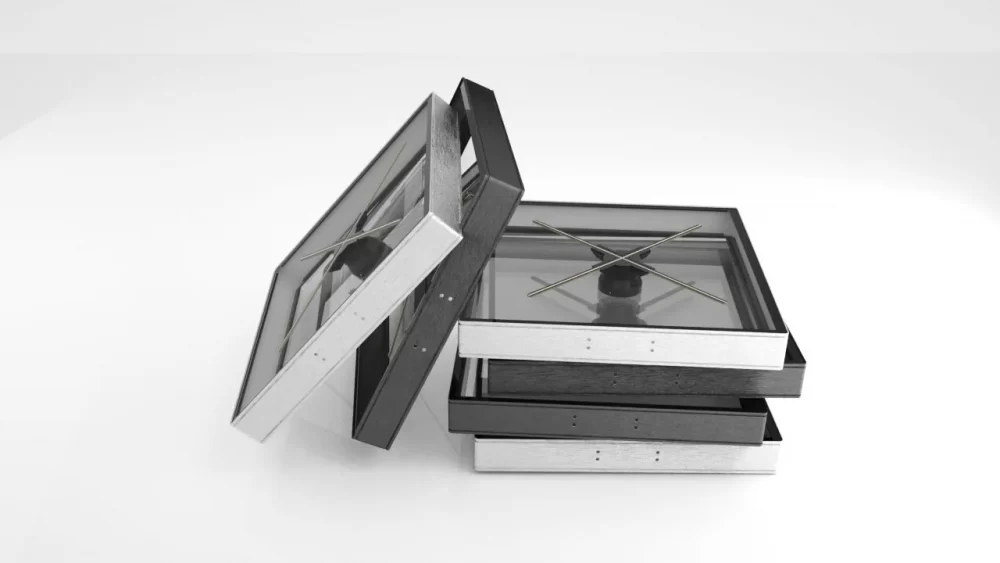 3D Holographic Fan Hologram Display Square Protective case 42cm 45cm 50cm 56cm 65cm 70