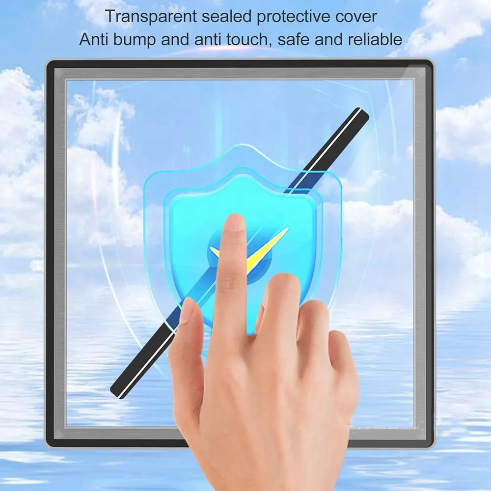 3D Holographic Fan Hologram Display Square Protective case 42cm 45cm 50cm 56cm 65cm