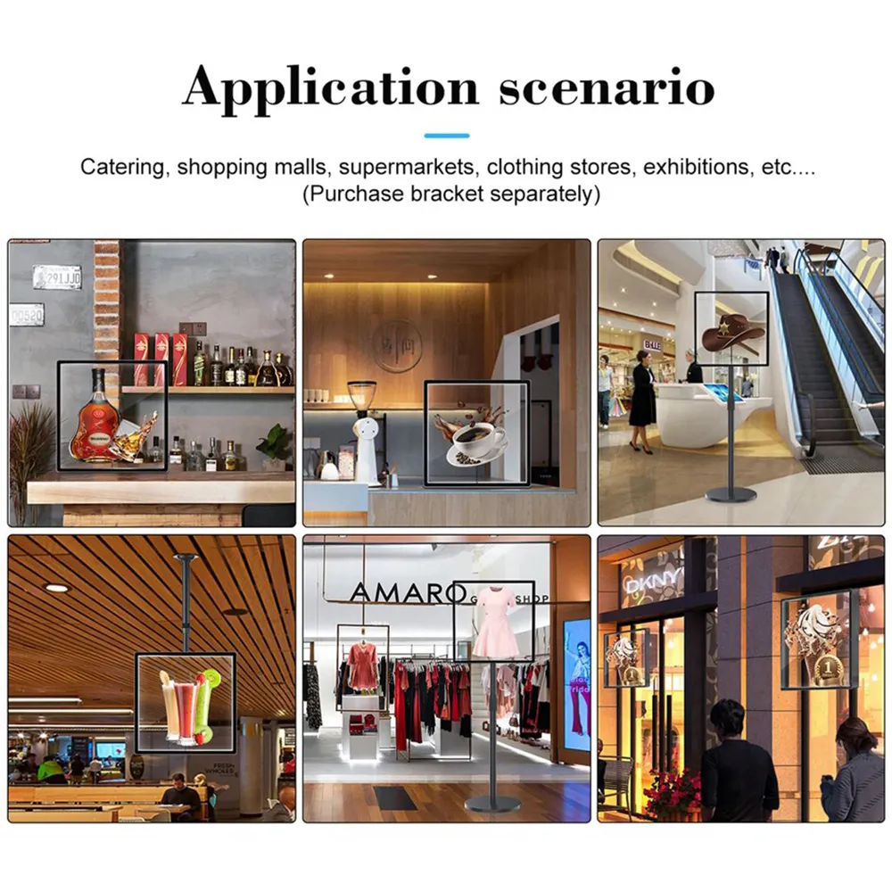 A safe 17-inch hologram fan with a cover being used as a point of sale display in a retail store (1)