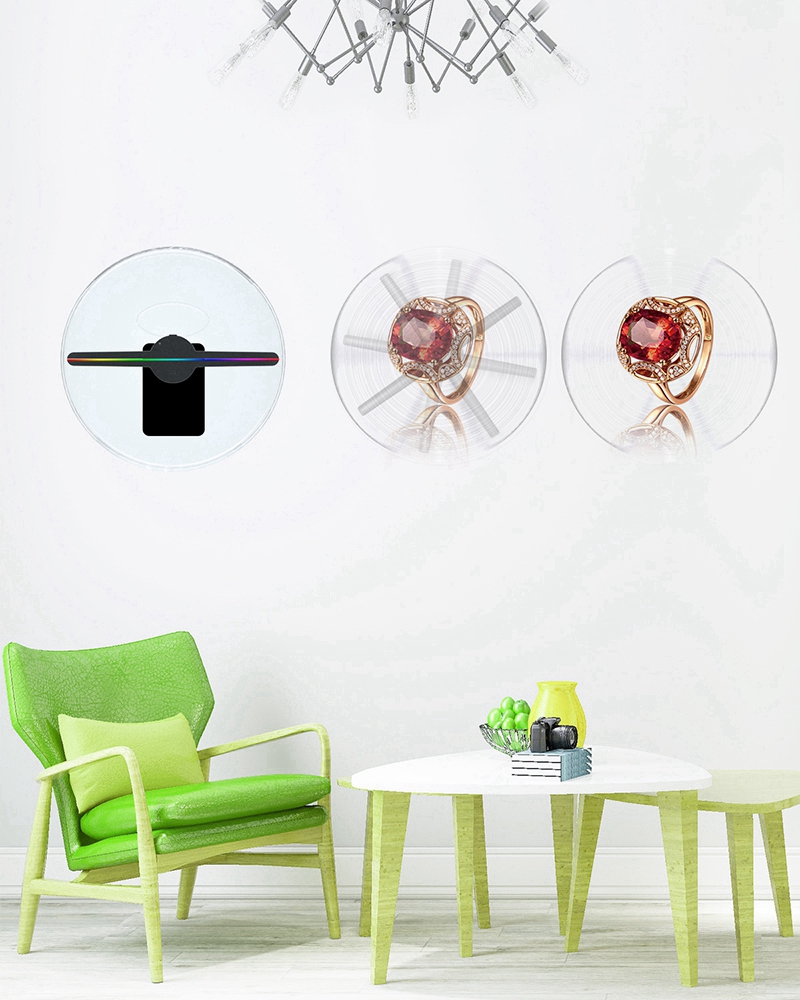 Tabletop Holographic Fan 30cm 23