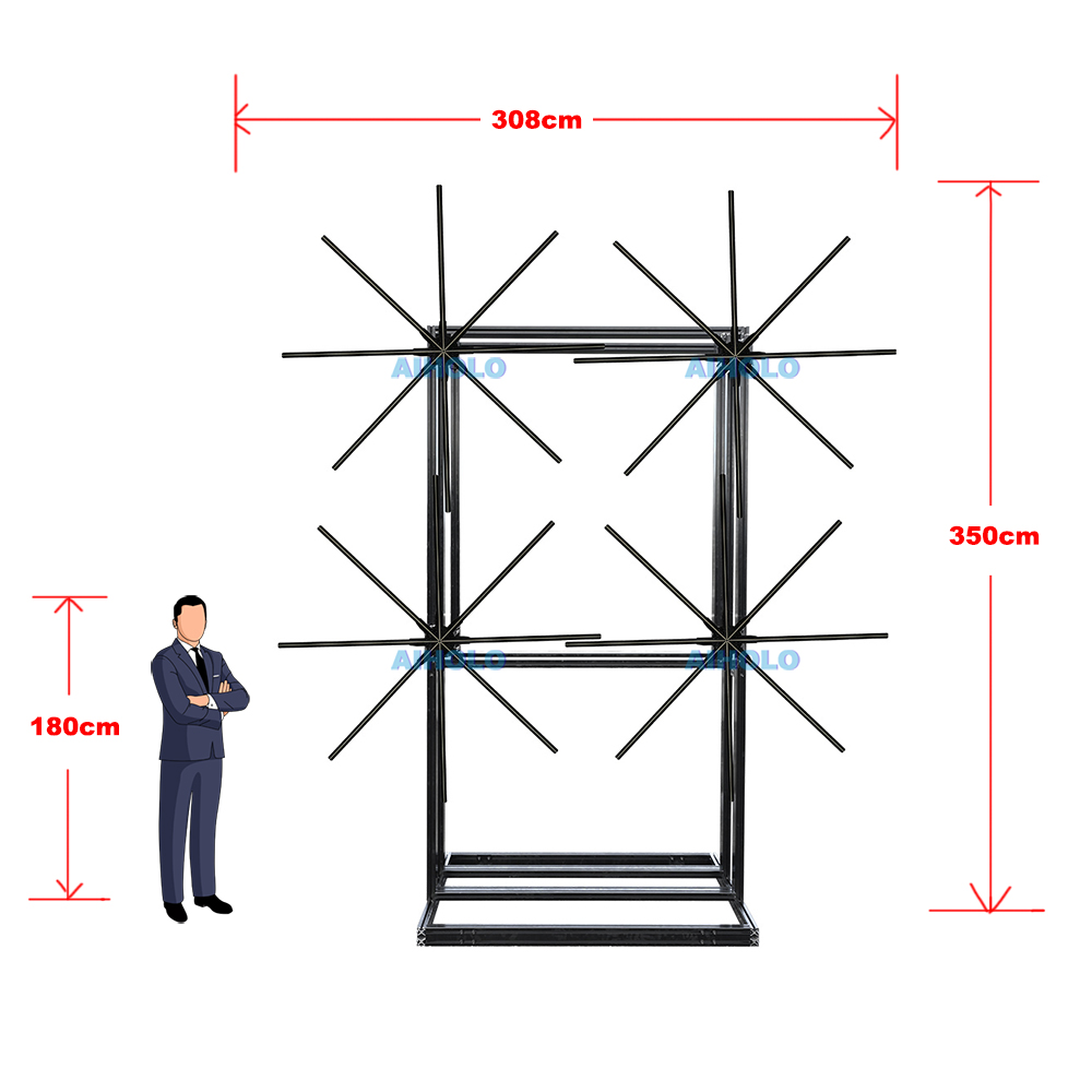 HD 180cm 70.9″ 3D Holographic Fan Display48