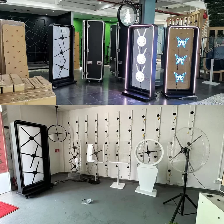 3D AI Holo Fan 3D human holographic display Case22