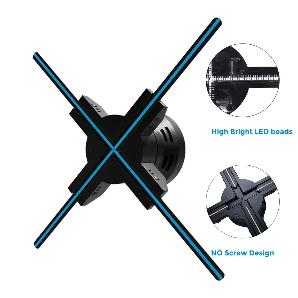 Hologram Fan Holographic display 65cm 39
