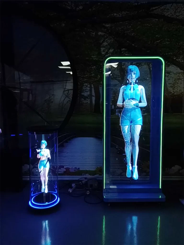 AI Holo Fan 3D human holographic display Case17