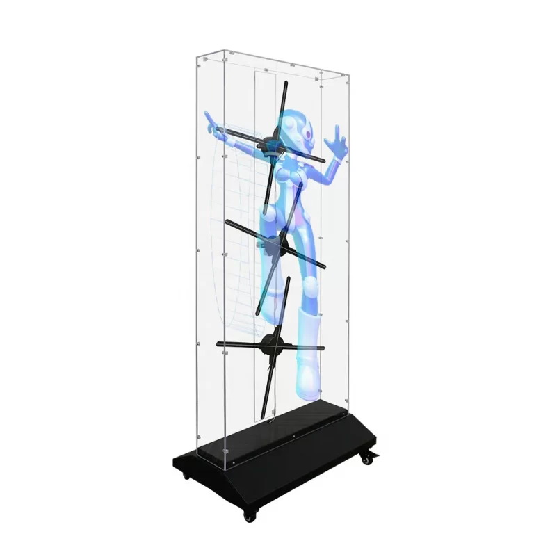 AI Holo Fan 3D human holographic display transparent Case 3