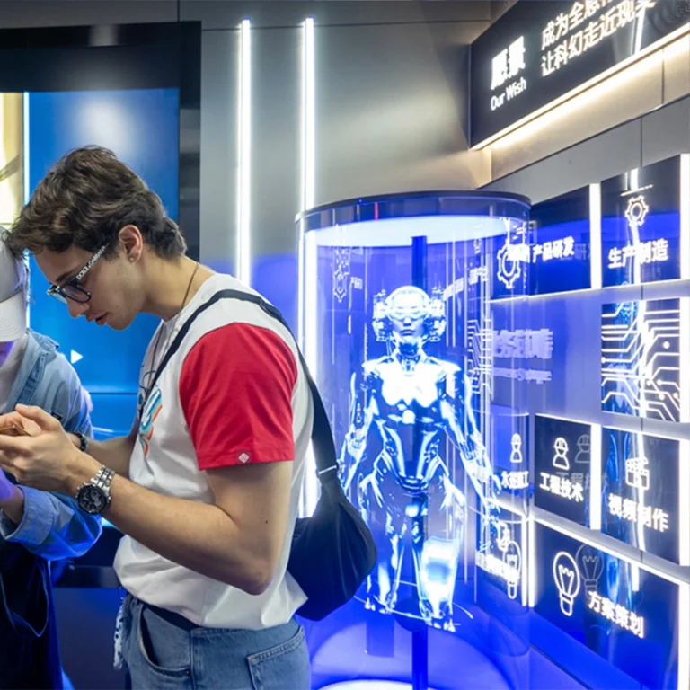 Holographic Avatar in trade show