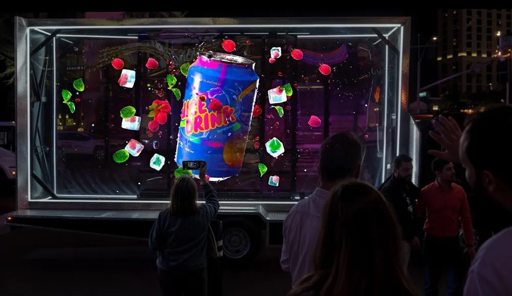 Moving 3D Advertising Visibility Demo4