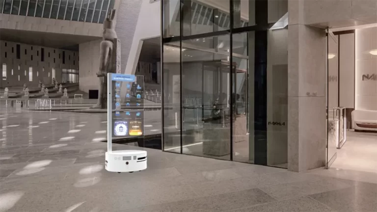 30-inch transparent oled signage