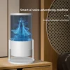 bluetooth-speaker-hologram-display-setup-on-bar-counter-with-music-notes