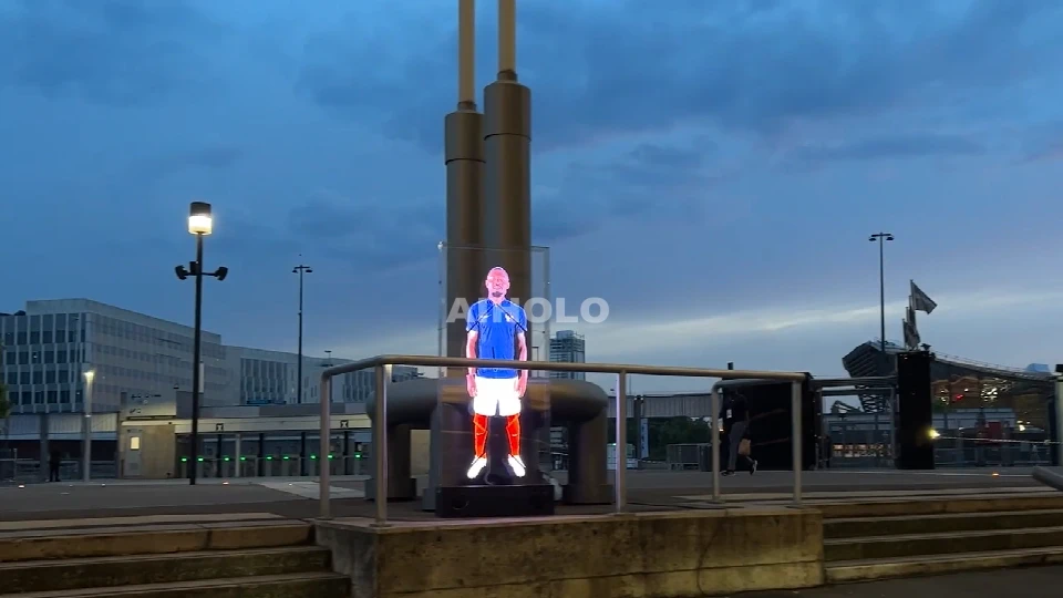 1x3 Holographic Digital Human Three Acrylic Display Solutions for Your Avatar