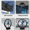 Double-sided Hologram fan Installation Methods