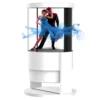 AIHOLO 5-inch cylindrical holographic speaker with 1080P naked-eye 3D display and HiFi Bluetooth audio